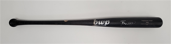 Bobby Witt Jr. Autographed BWP Bat Beckett *Used Elsewhere*