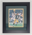 Brett Favre Autographed & Framed 8x10 Photo