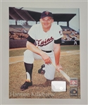 Harmon Killebrew 14x18 Canvas w/ Autographed Index Card Beckett