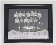 1977-78 Washington Bullets NBA Champions Team Signed & Framed 16x20 Photo w/ 7 Signatures