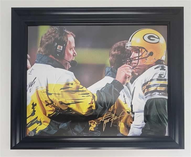 Brett Favre Autographed & Framed 16x20 Photo