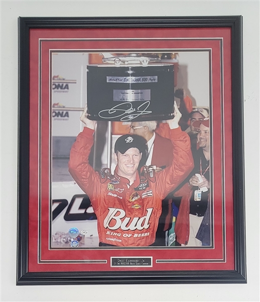 Dale Earnhardt Jr. Autographed & Framed 16x20 Photo