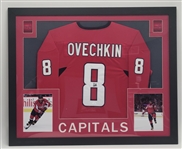 Alexander Ovechkin Autographed & Framed Custom Jersey JSA