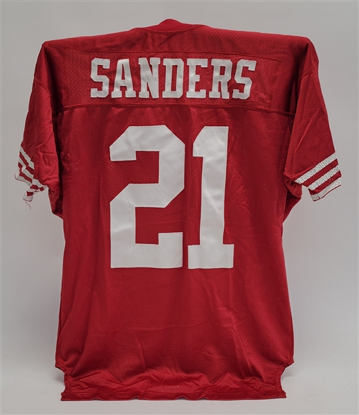 Deion Sanders 1994 San Francisco 49ers Game Used Jersey w/ Dave Miedema LOA