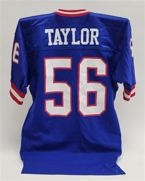 Lawrence Taylor 1991 New York Giants Game Used Jersey w/ Dave Miedema LOA