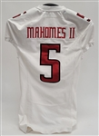 Patrick Mahomes 2015 Texas Tech Game Used Jersey w/ Dave Miedema LOA