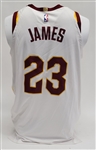 LeBron James 2017-18 Cleveland Cavaliers Game Used Jersey w/ Dave Miedema LOA