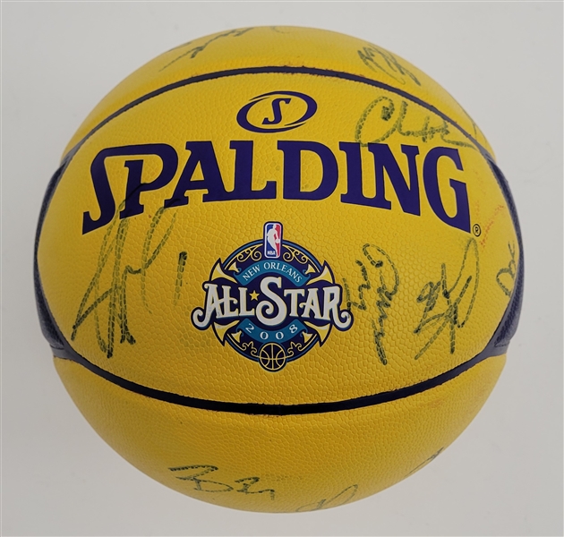 2008 NBA All-Stars Autographed Basketball w/ Beckett LOA