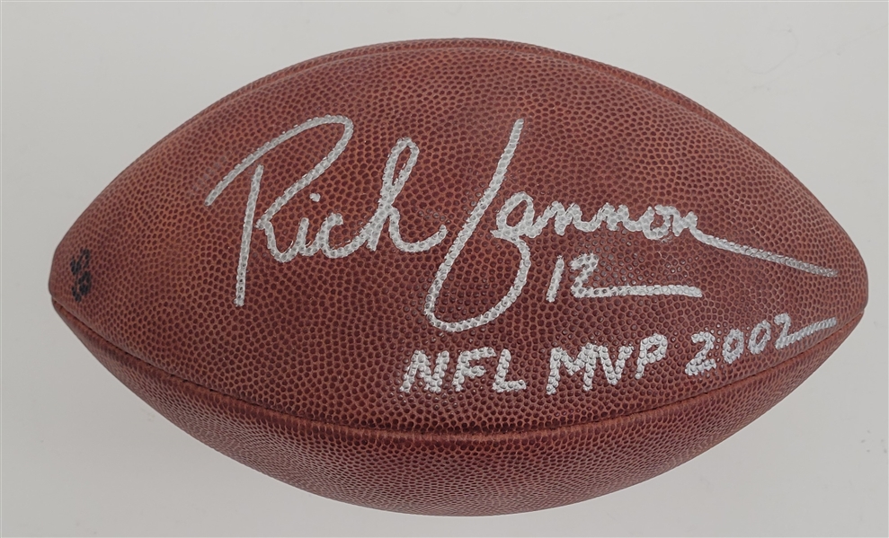 Rich Gannon Autographed & Inscribed Official NFL Football Beckett