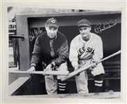 Bob Feller & Bobby Doerr Dual Autographed 8x10 Photo Steiner