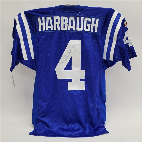 Jim Harbaugh Autographed Authentic Indianapolis Colts Jersey Beckett