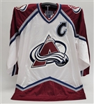 Joe Sakic Autographed Vintage Authentic Colorado Avalanche Starter Jersey Beckett