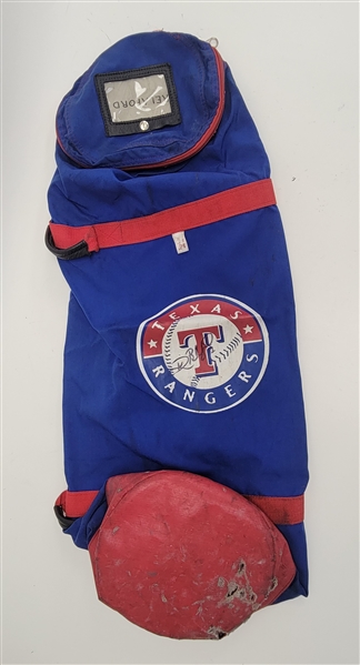 Desi Relaford 2007 Texas Rangers Game Used & Autographed Equipment Bag