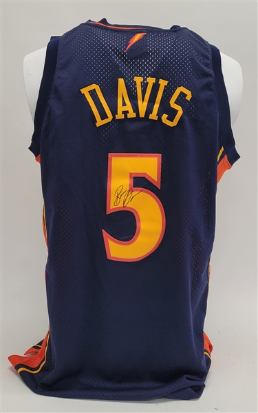 Baron Davis Autographed Authentic Golden State Warriors Jersey Beckett