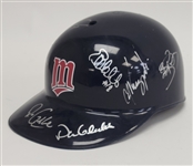 Minnesota Twins Autographed Full Size Replica Batting Helmet w/ Johan Santana