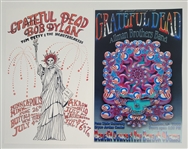 Lot of 2 Grateful Dead 1986 & 2008 Concert Posters