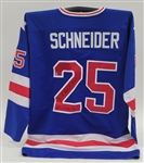 Buzz Schneider Autographed & Inscribed Custom Team USA Olympic Jersey Beckett