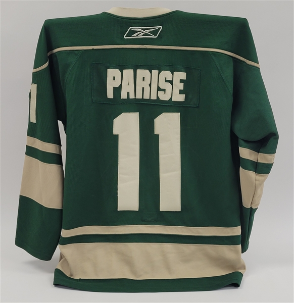 Zach Parise Authentic Minnesota Wild 10 Year Anniversary Jersey w/ Fight Strap