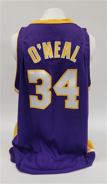 Shaquille ONeal 2002-03 Los Angeles Lakers Game Used Jersey w/ Dave Miedema LOA