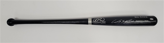 Carlos Santana Autographed Rawlings Bat