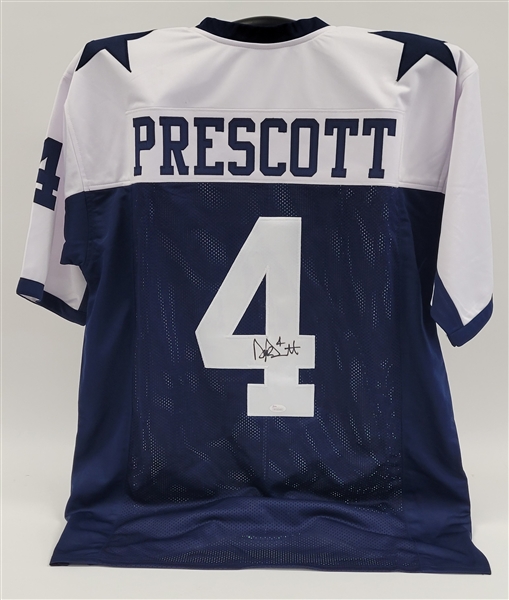 Dak Prescott Autographed Custom Jersey JSA