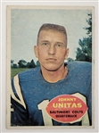 Johnny Unitas 1960 Topps #1 Card