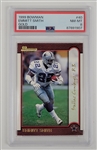 Emmitt Smith 1999 Bowman Gold #40 Card LE #29/99 PSA 8