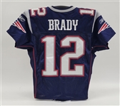 Tom Brady 2011 New England Patriots Game Issued Jersey w/ MEARS & Dave Miedema LOAs