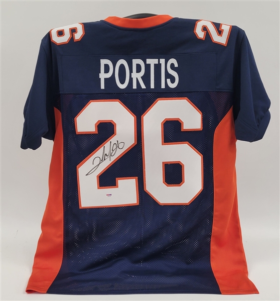 Clinton Portis Autographed Custom Jersey PSA/DNA