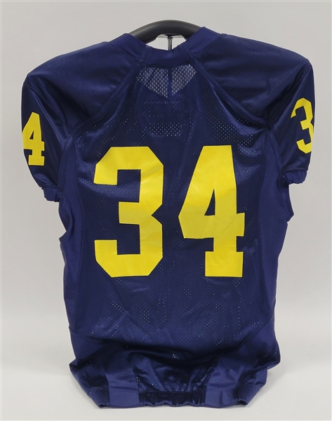 University of Michigan #34 Football Jersey