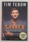 Tim Tebow Autographed "Shaken" Book