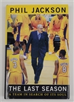 Phil Jackson Autographed "The Last Season" Book Beckett