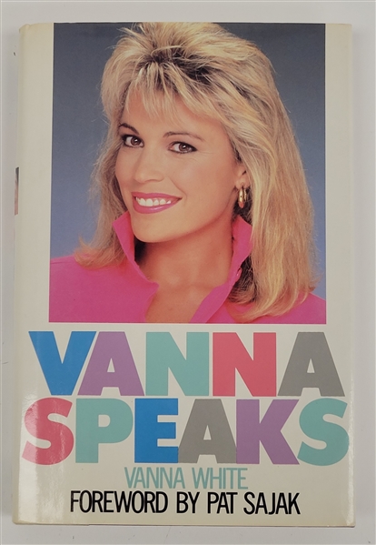 Vanna White Autographed "Vanna Speaks" Book