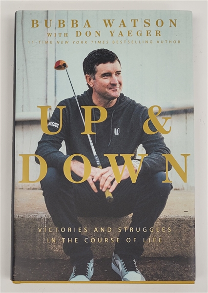 Bubba Watson Autographed "Up & Down" Book Beckett