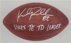 Kyle Rudolph Autographed & Inscribed "The Duke" Football Beckett