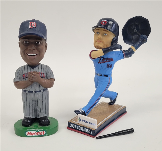 Lot of 2 Josh Donaldson & Al Newman Minnesota Twins Bobbleheads