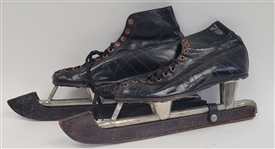 Vintage Bobby McLean Company Speed Skates w/ Leather Skate Guards