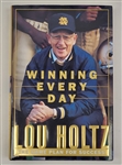 Lou Holtz Autographed "Winning Every Day" Book