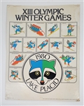 XIII Olympic Winter Games Mascot Poster