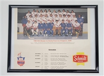 Framed Official 1979 Pre-Olympic USA Olympic Hockey Team Photo