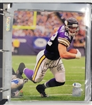 Lot of 18 Minnesota Vikings Autographed 8x10 Photos & Playbooks