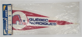 Quebec Nordiques NHL Pennant in Original Packaging