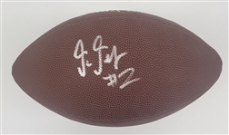 Justin Jefferson Autographed Wilson NFL Football JSA