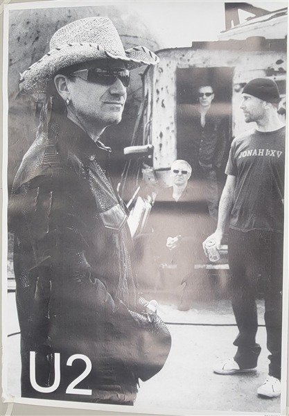 "U2" Bono Music Poster