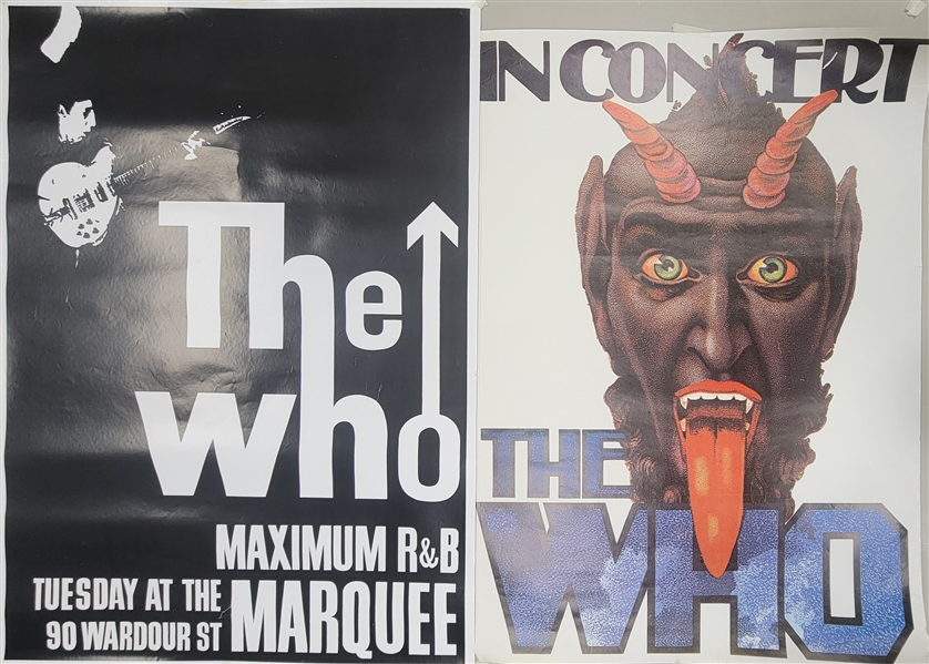 Lot of 2 "The Who" Concert Posters