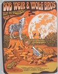 Bob Weir & "The Wolf Bros" 2022 Concert Tour Poster