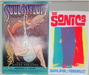 Lot of 2 "Soul Asylum" & "The Sonics" Concert Posters