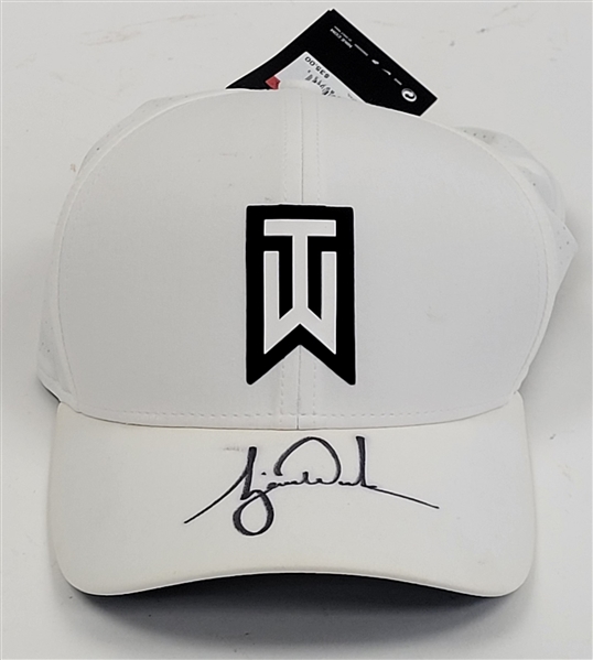 Tiger Woods Autographed "TW" Golf Hat Beckett