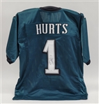 Jalen Hurts Autographed Custom Jersey JSA