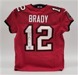 Tom Brady Autographed Authentic On-Field Tampa Bay Buccaneers Jersey Fanatics & TriStar